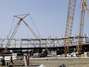 El nuevo estadio de los 49's está en construcción. Foto: AP