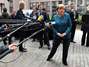 Merkel a su llegada al Consejo Europeo.Foto: AFP