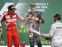 El podio del pasado GP de Canadá Foto: Terra