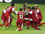 Tahiti y su celebración a pesra de caer goleados. Foto: Reuters en español