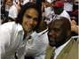Falcao, en primera fila en la final de la NBA Heat vs Spurs. Foto: Instagram Falcao
