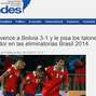 Así comentó la prensa el triunfo de La Roja sobre Bolivia. Foto: Reproducción