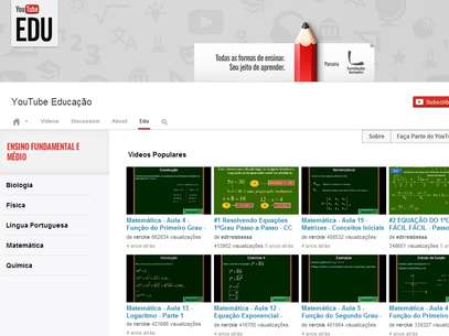 Os vídeos estão disponíveis na plataforma do YouTube Foto: Reprodução