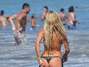 Las chicas más hermosas de la playa disfrutan Mar del Plata