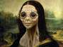 Monstruos del cine que posan como la 'Mona Lisa' de Da Vinci