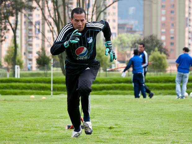 El equipo azul de Bogotá enfoca su trabajo en el aspecto físico para llegar al ciento por ciento a la competencia. Foto: John Paz / Terra