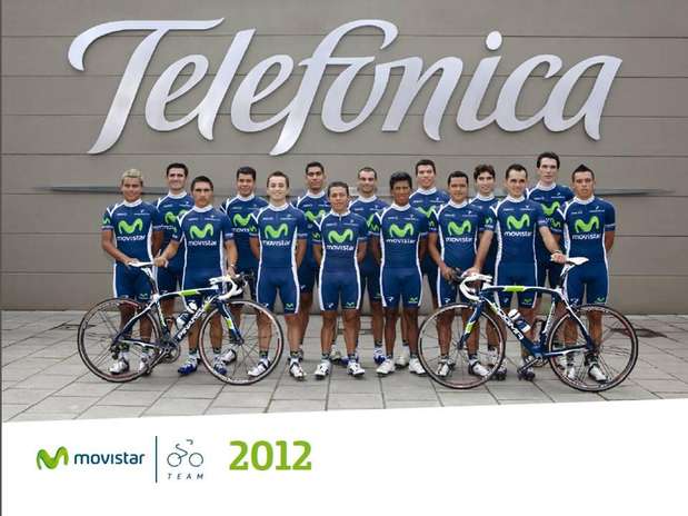 Equipo de Movistar Team Continental 2012 Foto: Terra Equipo de Movistar Team Continental 2012 Foto: Terra