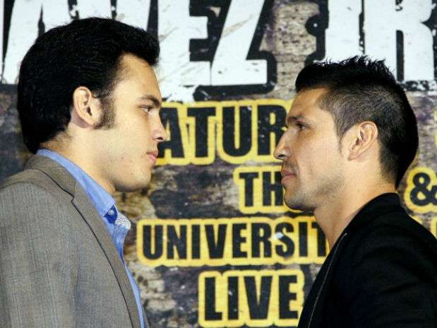 Chávez y Martínez seguirán en promoción para su pelea del 15 de septiembre. Foto: AP