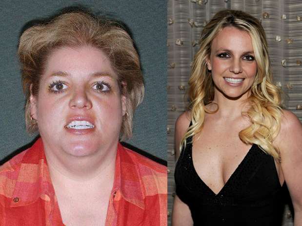 Britney Spears - Estas celebridades tienen todo el potencial para ser bellos pero la página en facebook Planet Hiltron ha encontrado la manera de bajarlos de su pedestal y revelar su identidad si no fueran famosos, sin los millones para tratamientos, estilistas ni la disciplina del ejercicio y la buena alimentación. ¿Cuál es tu transformación favorita? Foto: Getty Images/Planet Hiltron
