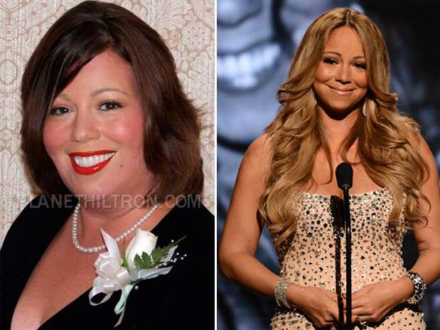 Mariah Carey - Estas celebridades tienen todo el potencial para ser bellos pero la página en facebook Planet Hiltron ha encontrado la manera de bajarlos de su pedestal y revelar su identidad si no fueran famosos, sin los millones para tratamientos, estilistas ni la disciplina del ejercicio y la buena alimentación. ¿Cuál es tu transformación favorita? Foto: Getty Images/Planet Hiltron