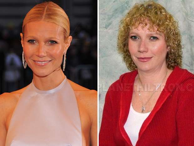 Gwyneth Paltrow - Estas celebridades tienen todo el potencial para ser bellos pero la página en facebook Planet Hiltron ha encontrado la manera de bajarlos de su pedestal y revelar su identidad si no fueran famosos, sin los millones para tratamientos, estilistas ni la disciplina del ejercicio y la buena alimentación. ¿Cuál es tu transformación favorita? Foto: Getty Images/Planet Hiltron
