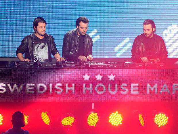 Con sus ganancias de $14 millones de dólares anuales, el trío Swedish House Mafia quedó en tercer lugar. Foto: Getty Images