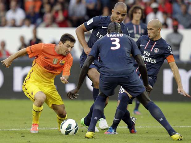 Messi marcó un gol ante el equipo de 'Ibra'. Foto: Reuters