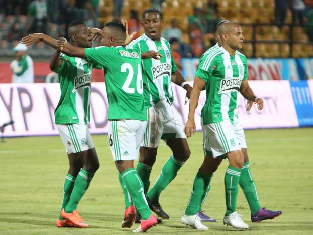 Pajoy, Torres y Murillo anotaron los goles de la victoria de Atlético Nacional ante el DIM Foto: Terra