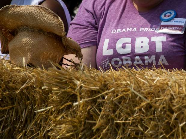 La 
Convención Demócrata en Charlotte les dio la bienvenida a los delegados 
transexuales, 13 en total. Foto: Getty Images