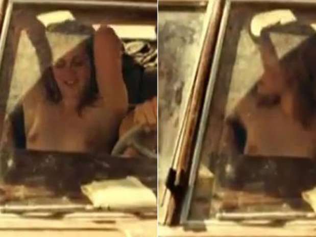 Este es el topless de Stweart en 'On The Road' Foto: dailymail.co.uk Este es el topless de Stweart en 'On The Road' Foto: dailymail.co.uk