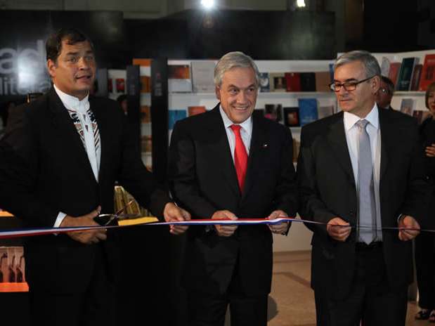 Los mandatarios de Chile y Ecuador destacaron la relevancia de este evento. Foto: UPI Los mandatarios de Chile y Ecuador destacaron la relevancia de este evento. Foto: UPI