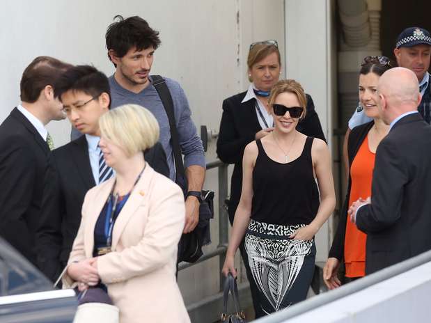 Kylie y Andrés comenzaron a salir en 2008 en el rodaje del anuncio de un perfume. Desde entonces, no se han vuelto a separar. Foto: Gtres