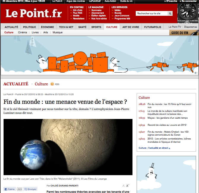 ¿El fin del mundo vendrá desde el cielo?