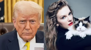 'Desde que falei que odeio a Taylor Swift, ela deixou de ser gostosa', diz Trump