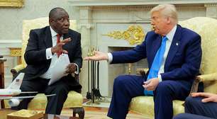 Trump constrange líder da África do Sul com falsas alegações: 'Genocídio branco'