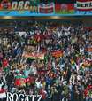 Alemães fazem festa no Beira-Rio após vitória contra Argélia
