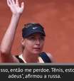 TÊNIS: WTA: Sharapova anuncia que deixa o tênis