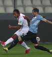 Em bom jogo, Peru e Uruguai empatam pelas Eliminatórias