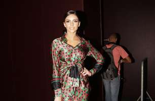 "Kaká adora tudo o que uso", diz Carol Celico no SPFW