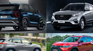 10 carros mais vendidos do Brasil, juntos, emitem toneladas de CO2/km