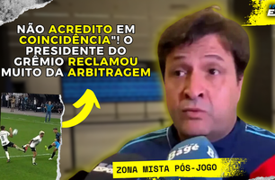 Diretoria do Grêmio se revolta com a marcação de pênalti para o Corinthians