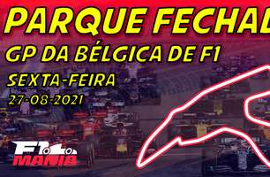 Parque Fechado: treinos da F1 para o GP da Bélgica