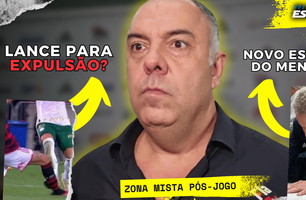 Marcos Braz reclama da arbitragem e Flamengo próximo do estádio