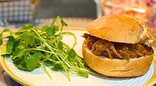Lanche de pernil, na pressão, com cerveja, rende muito