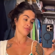 Aline Campos mostra como ficou remoção de tatuagem