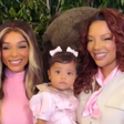 Ludmilla e Brunna Gonçalves comemoram primeiro aniversário da filha em festão