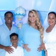 Mãe de Endrick afasta rumores de crise na família ao posar com a nora em chá de bebê