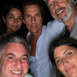 Luciano Huck e Angélica curtem com Matthew McConaughey e empresário de Madonna