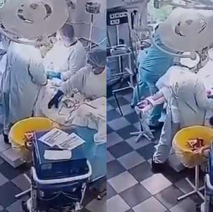 Vídeo mostra médicos segurando paciente em cirurgia durante terremoto na Rússia