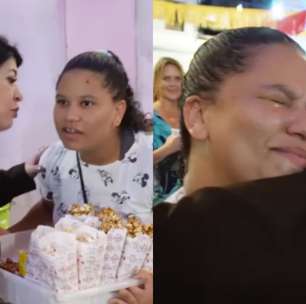 Roberta Miranda faz vendedora de pipoca chorar com atitude: 'Sério?'