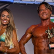 Theo Becker e a esposa conquistam pódio em campeonato de fisiculturismo