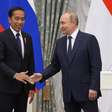 Presidente da Indonésia entrega mensagem de Zelensky a Putin