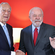 Lula se reúne com presidente de Portugal; Bolsonaro cancelou encontro