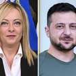 Meloni e Zelensky debatem apoio e possível negociação de paz