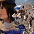 'Esqueleto' de recepcionista-robô é exibido em empresa no Japão