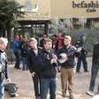 Turistas dos EUA animam público de Sochi com banda de jazz