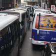Motoristas param ônibus em protesto no centro de São Paulo