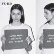 Ford Models cria "mugshots" para apresentar casting do SPFW