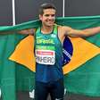 Edson Pinheiro é medalha de bronze nos 100 metros rasos T38