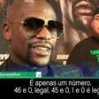 Sobre chegar a 50 combates invencível, Mayweather afirma: "Número para mim é grana"